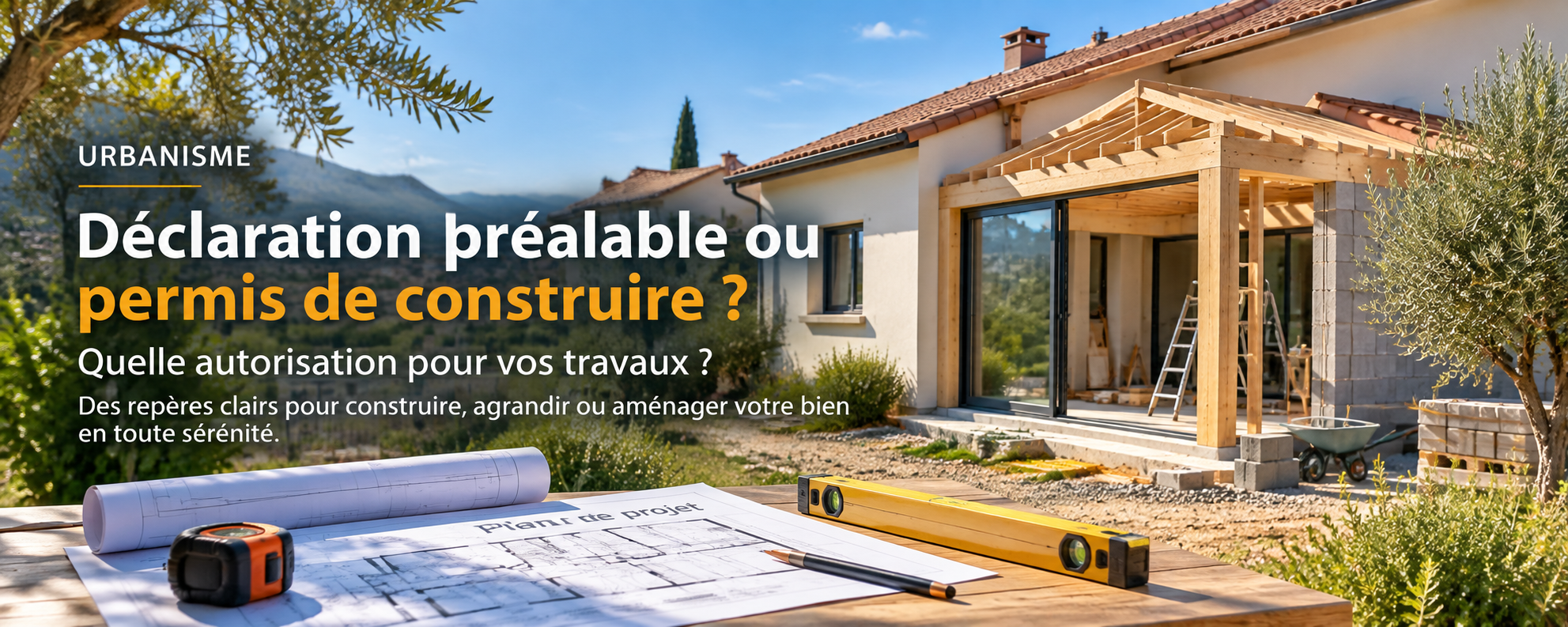 Maison avec extension contemporaine