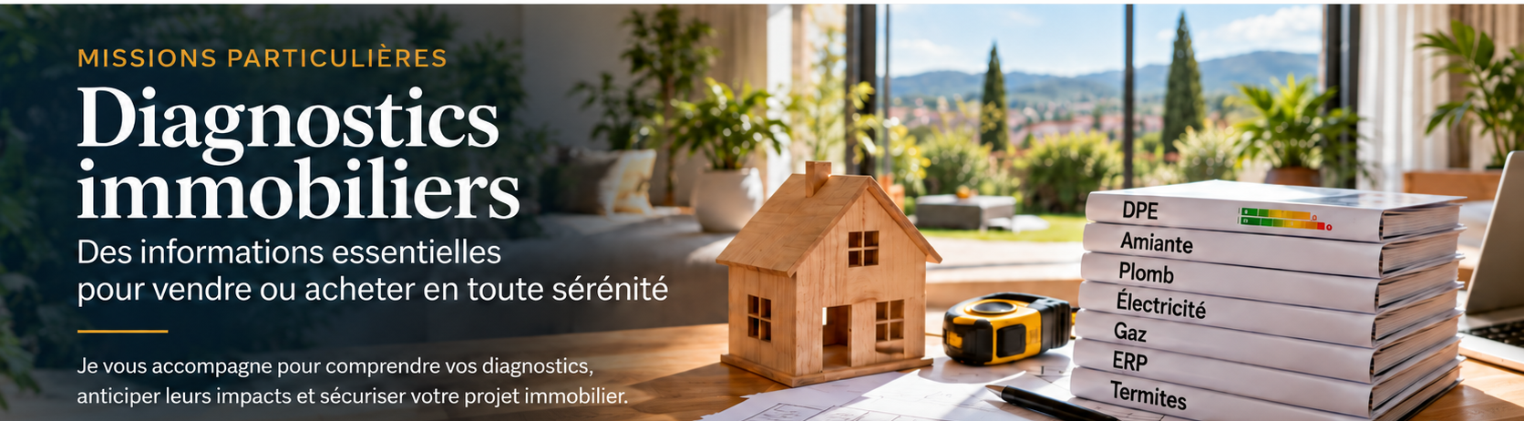 Diagnostics immobiliers préparés pour une vente ou un achat